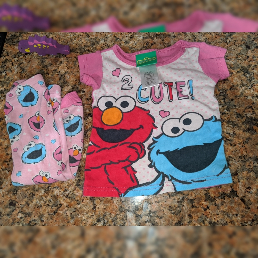 3 for $15 - 12m Sesame Street PJs